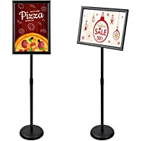 Femor Soporte para Póster DIN A3- Soporte para Carteles de Aluminio- Póster de Menú Soporte con Película Protectora de…